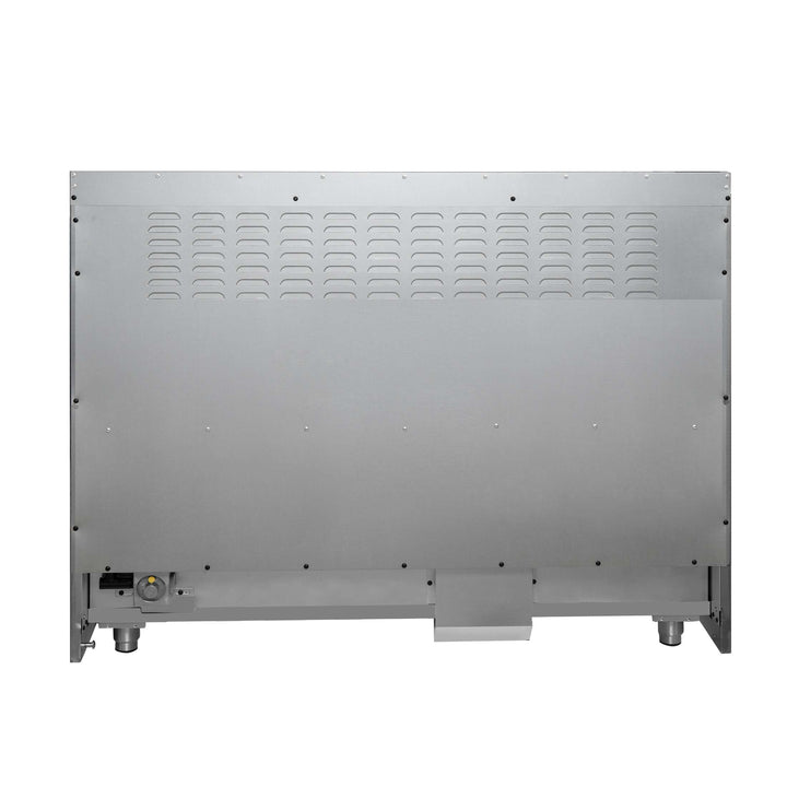 Forno Galiano 48-Inch Freestanding Gas Range, Stainless Steel, 8 Burners, 107,000 BTU, Griddle, Double Ovens, Energy Efficient