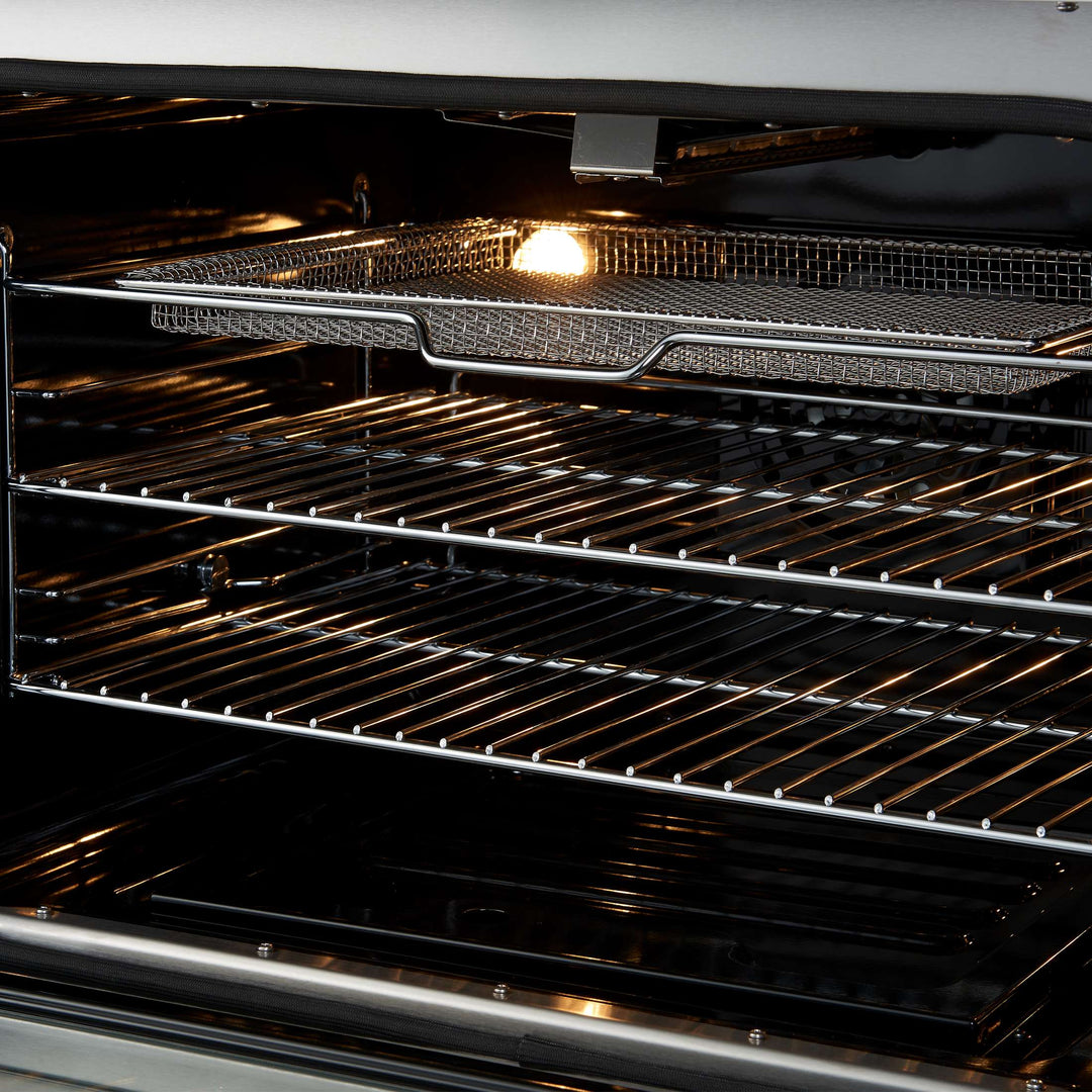 FORNO Giovanni 30-inch Gas Range Stainless Steel, 5 Burners 67,000 BTU, 4.32 cu.ft. Convection Oven