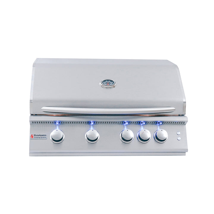 Premier 32" Grill W/Blue Led Lights (RJC32AL)