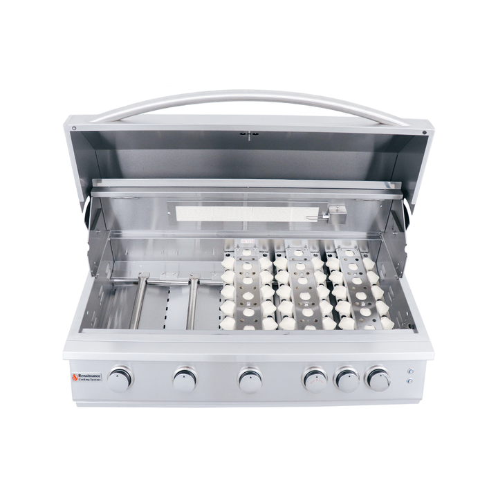 Premier 40" Lp Grill W/Blue Led Lights (RJC40AL LP)