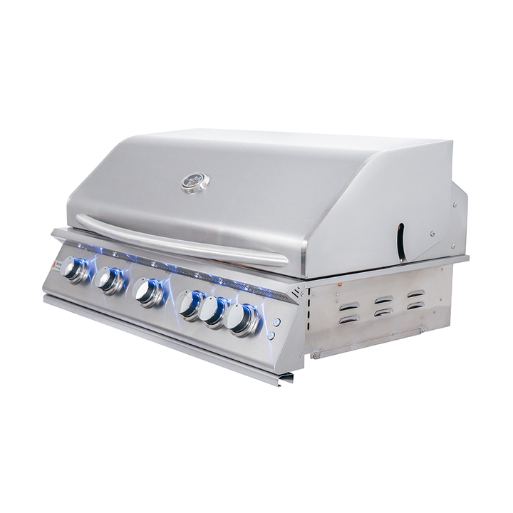 Premier 40" Lp Grill W/Blue Led Lights (RJC40AL LP)
