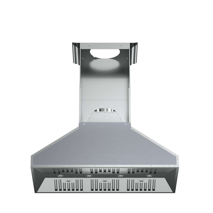 Forno Orvieto 48-Inch Wall Mount Range Hood, LED Lighting, Heavy Duty, Stainless Steel