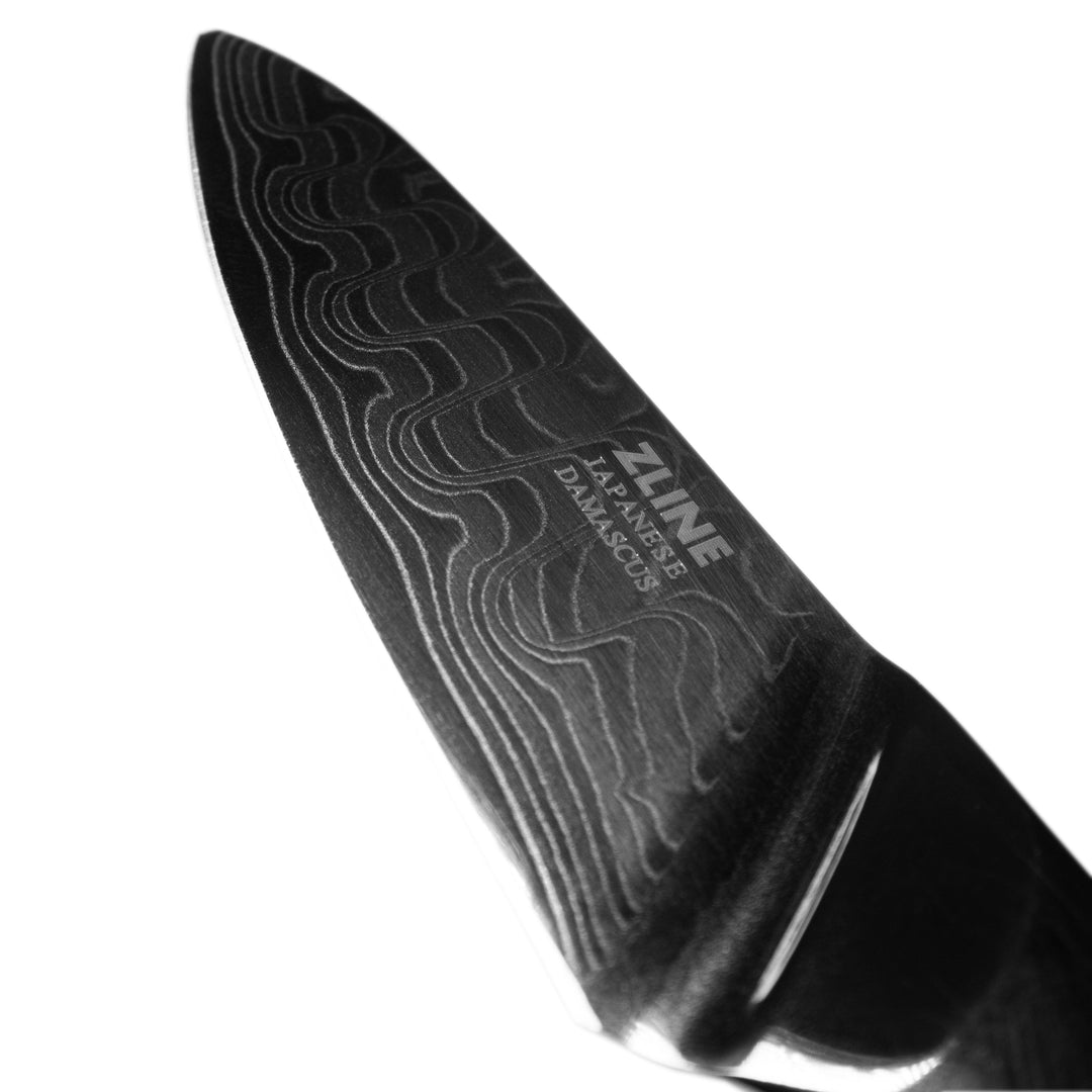 ZLINE 3-Piece Professional Japanese Damascus Steel Kitchen Knife Set