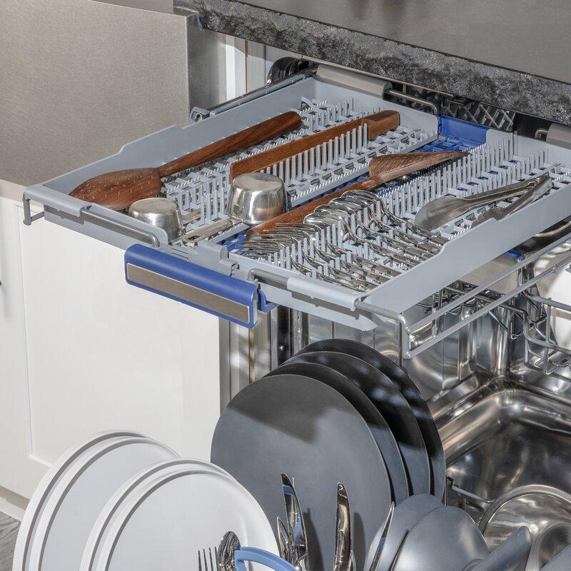 ZLINE 36 in. Kitchen Appliance Package with DuraSnow® Stainless Steel Gas Range, Ducted Range Hood and Dishwasher, 3KP-RGSRH36-DWV