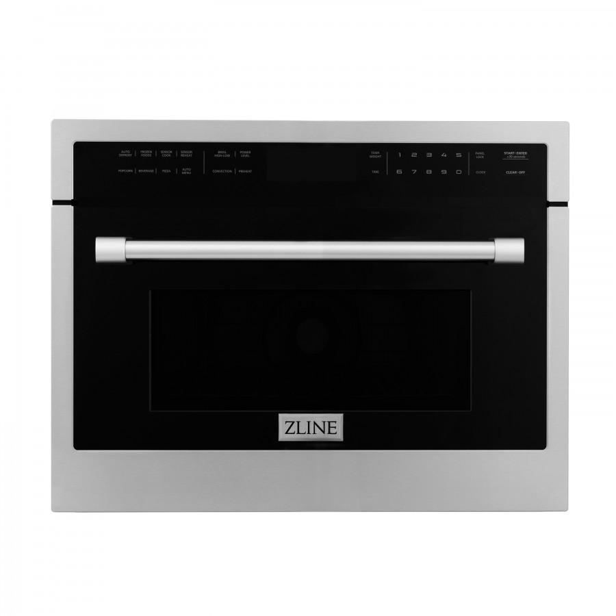 ZLINE Appliance Package - 48 In. Dual Fuel Range, Range Hood, Microwave Oven, 3 Rack Dishwasher, 4KP-RARH48-MODWV