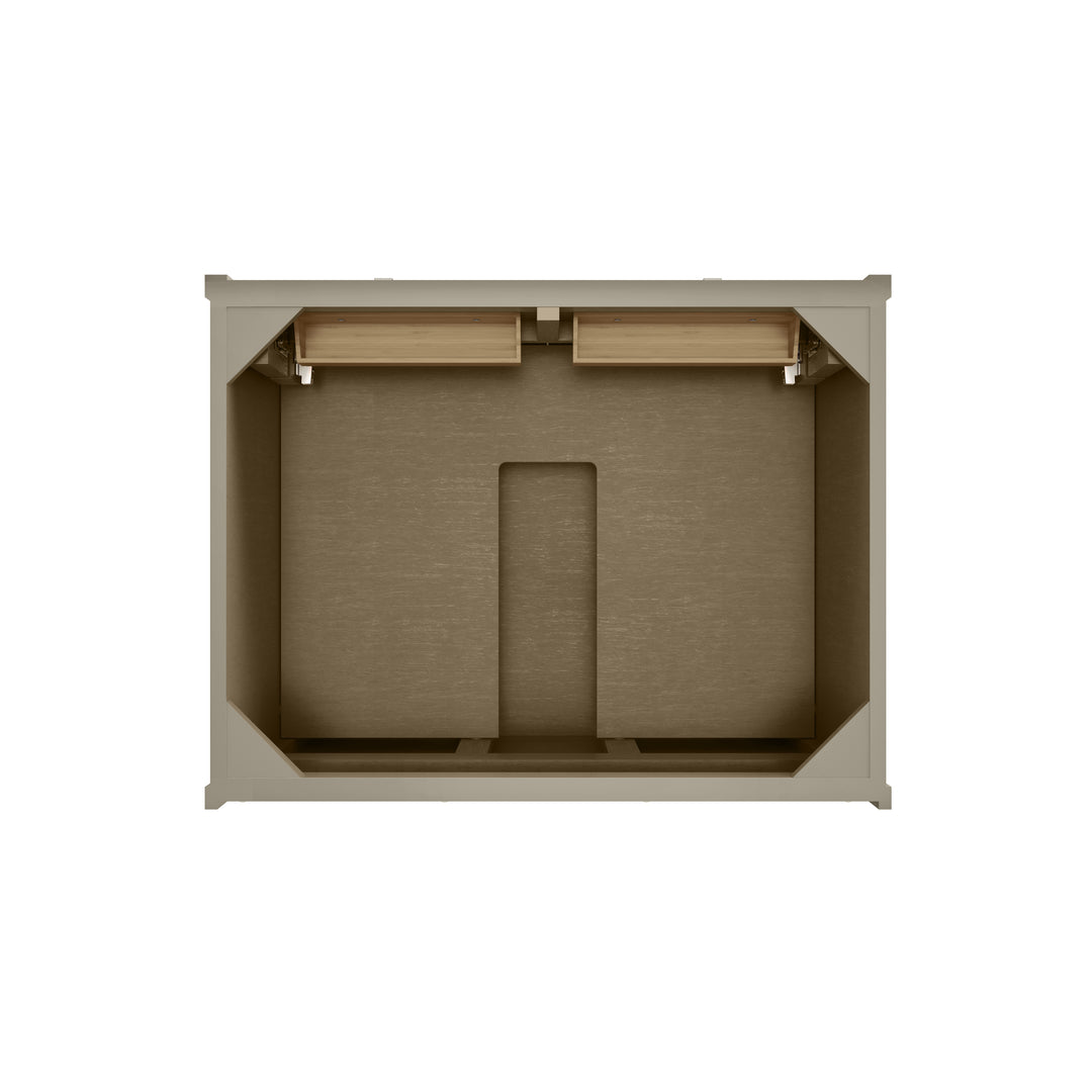 Chicago 30" Single Vanity, Walnut Whisper, w/ 3 CM Victorian Silver Silestone® Top