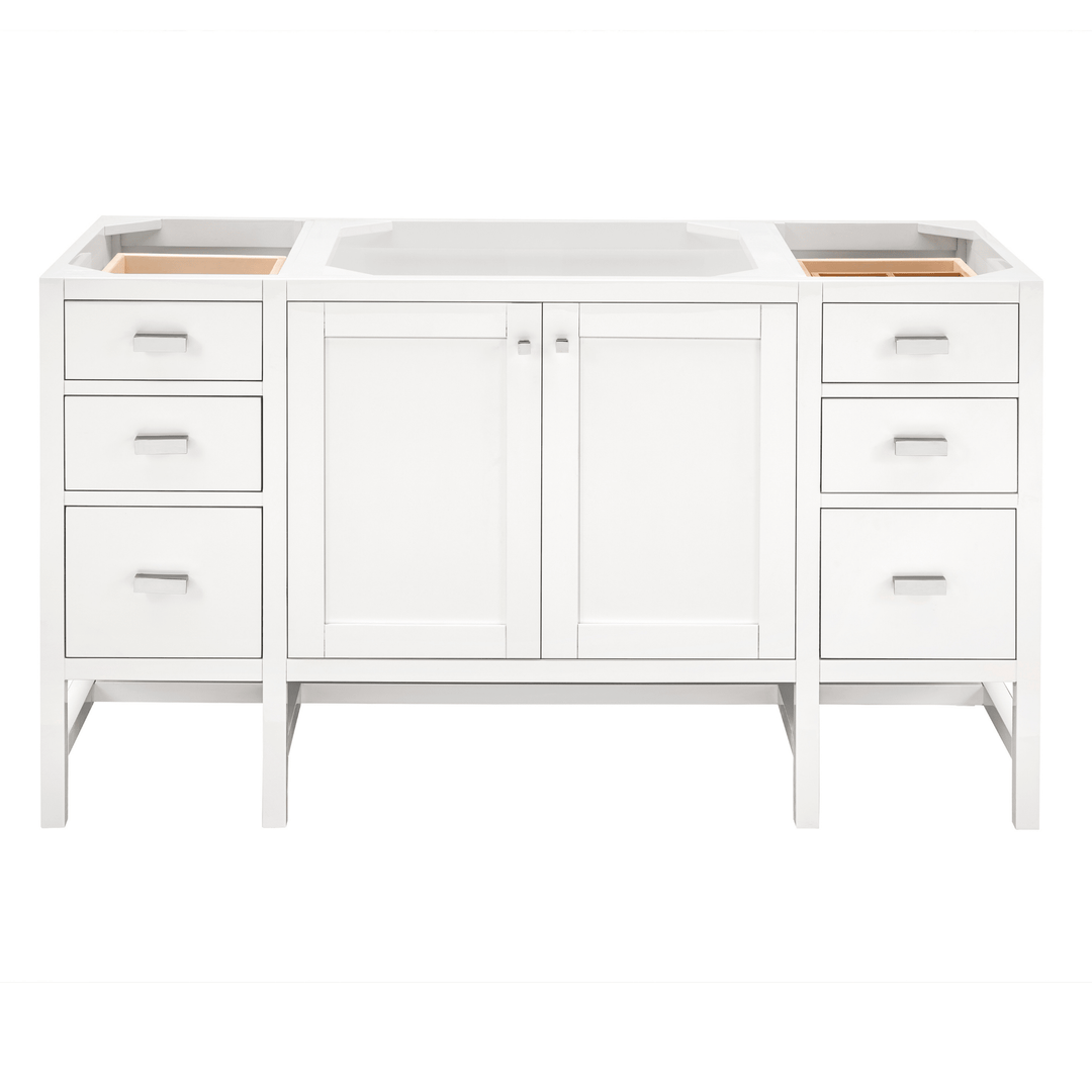 Addison 60" Single Vanity Cabinet, Glossy White