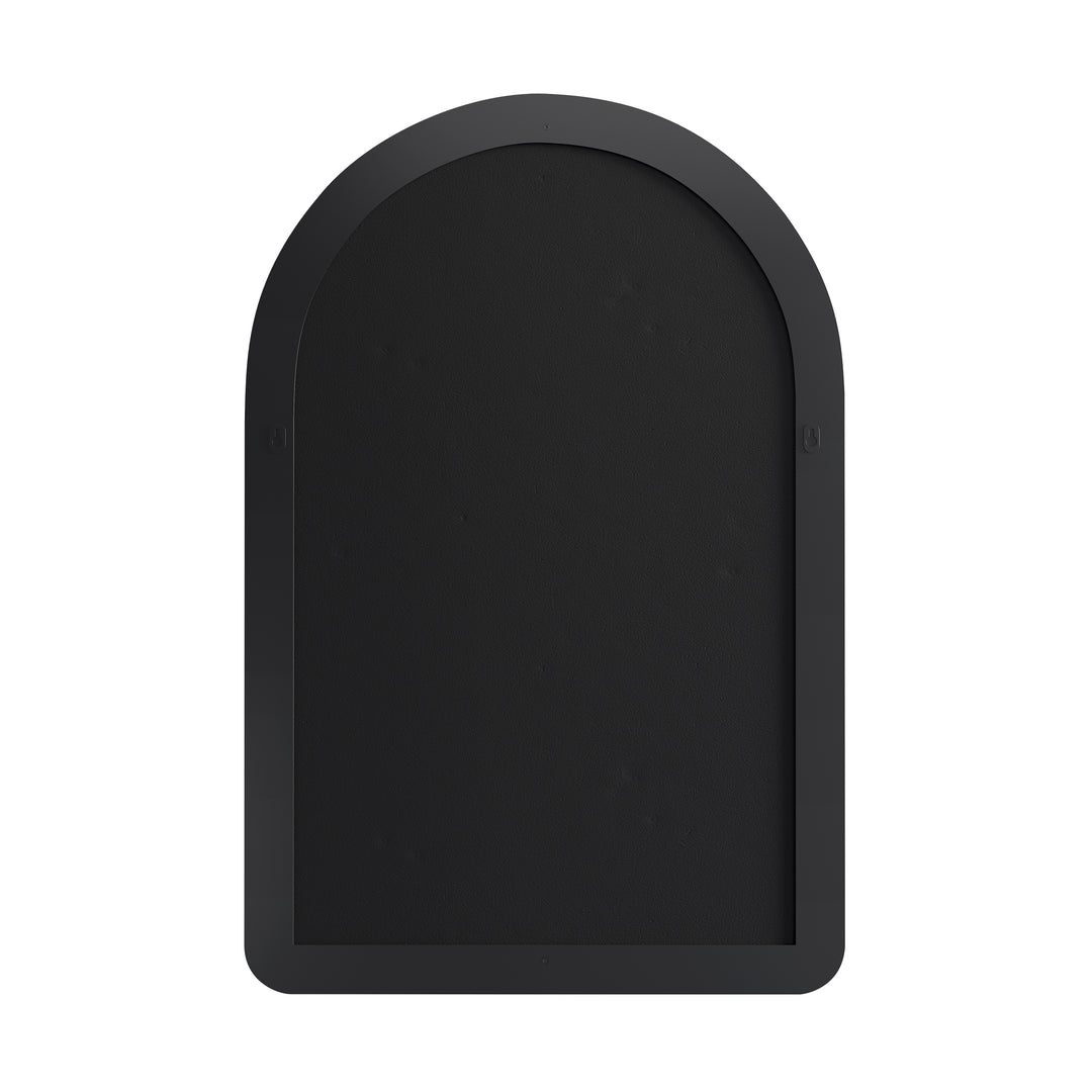 Rohe 24" Arched Mirror, Matte Black
