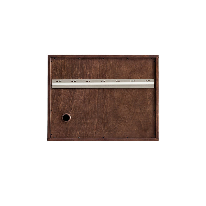 Amberly 30" Single Vanity Cabinet, Mid-Century Walnut