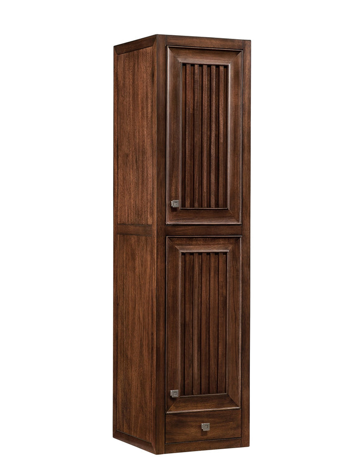 Athens 15"  Tower Hutch - Right, Mid Century Acacia