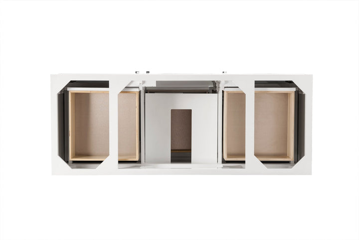 Athens 60" Single Vanity Cabinet, Glossy White