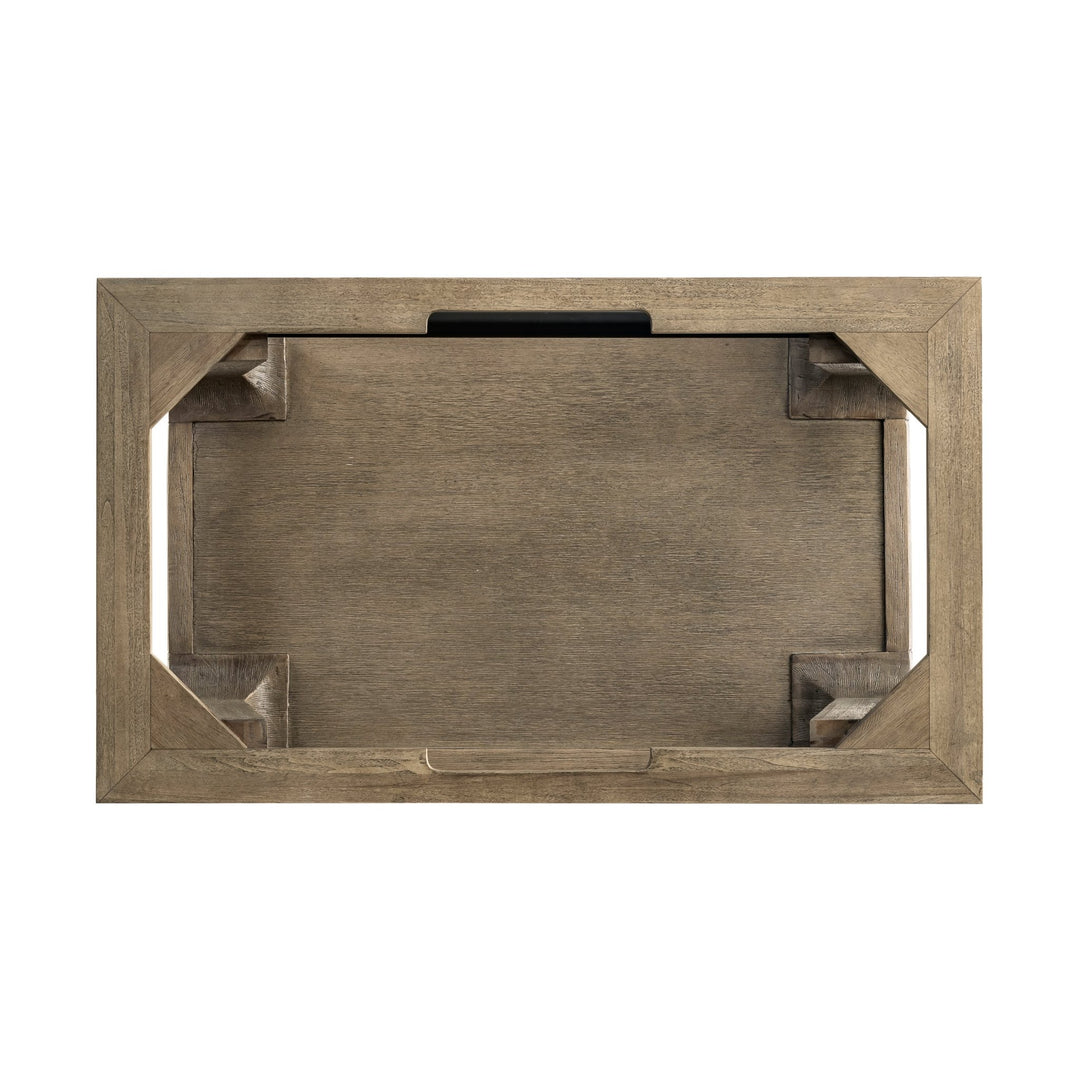 Auburn 31.5" Single Sink Console, Weathered Timber