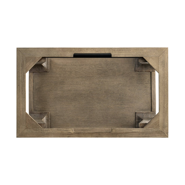 Auburn 31.5" Single Sink Console, Weathered Timber