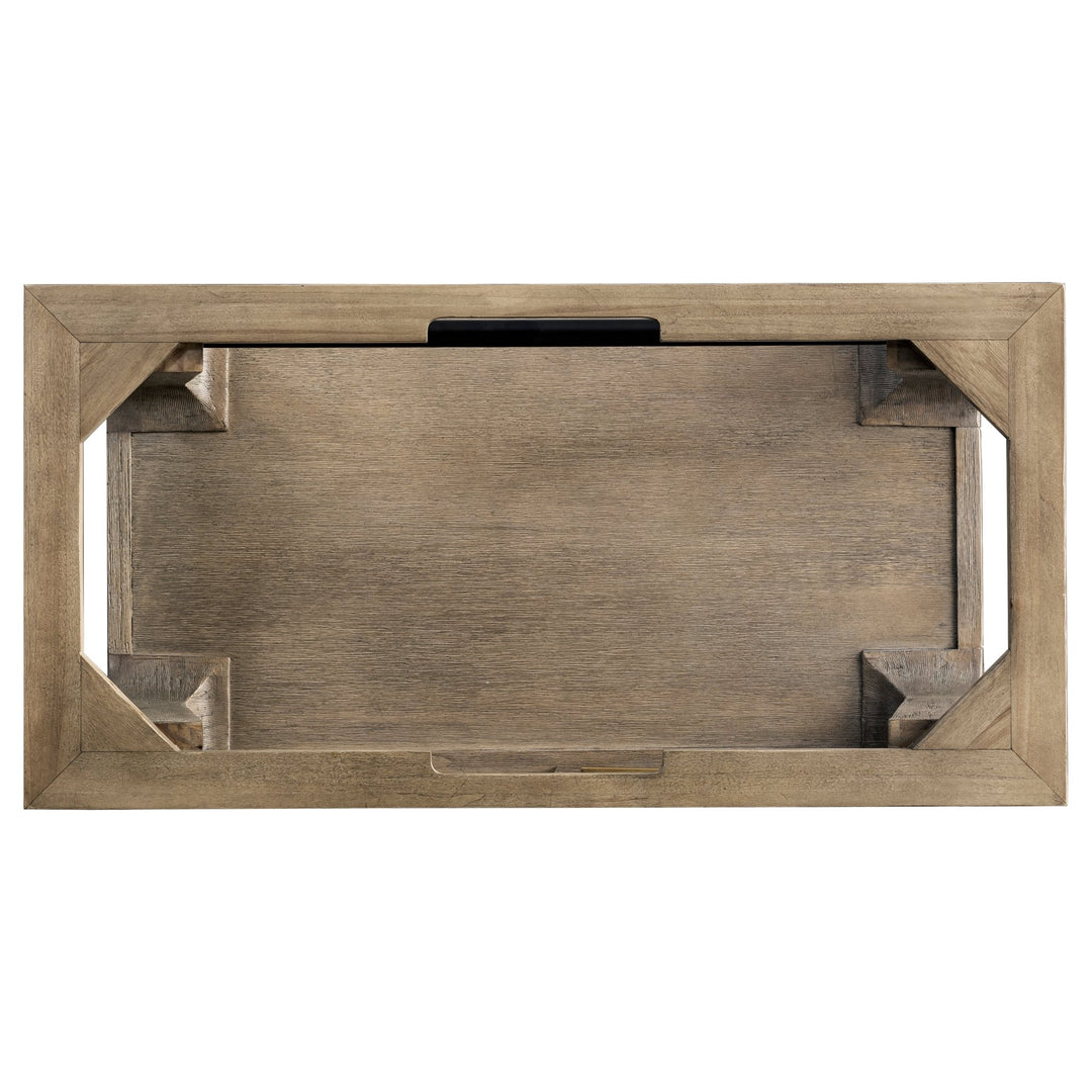 Auburn 36" Single Sink Console, Weathered Timber