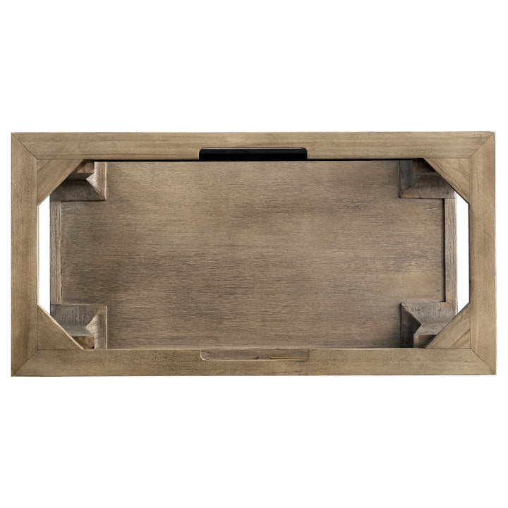 Auburn 36" Single Sink Console, Weathered Timber