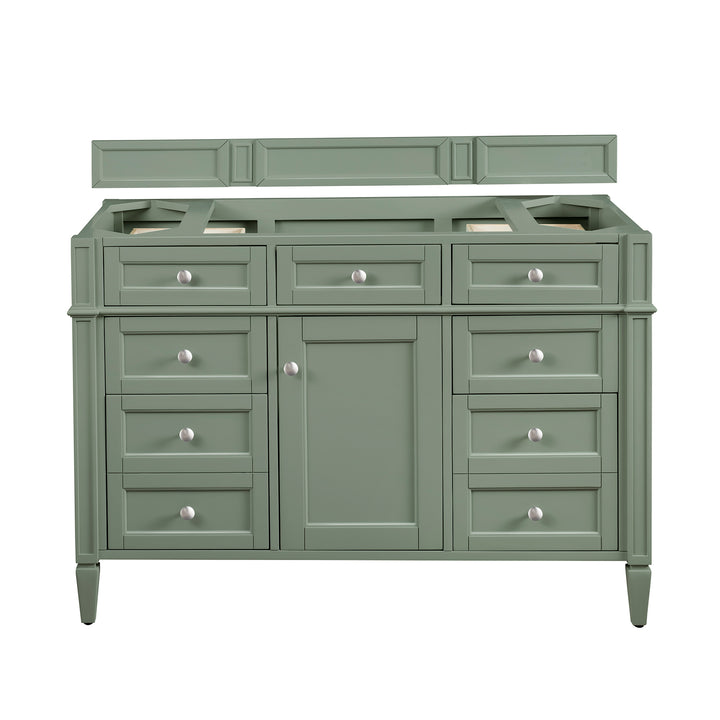 Brittany 48" Single Vanity Cabinet, Smokey Celadon