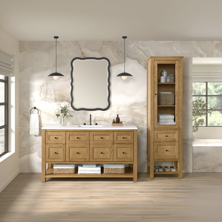 Breckenridge Linen Cabinet, Light Natural Oak