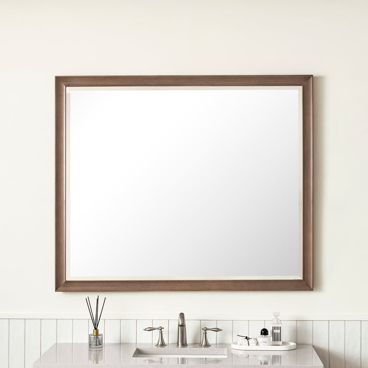 Glenbrooke 48" Mirror, Whitewashed Walnut