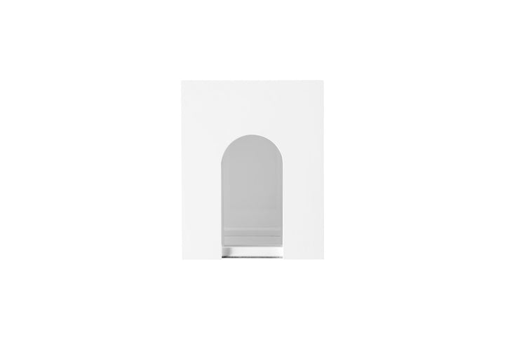 Boston 12" Storage Cabinet, Glossy White