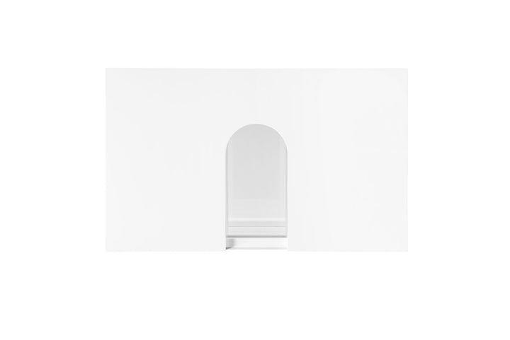Boston 25" Storage Cabinet, Glossy White