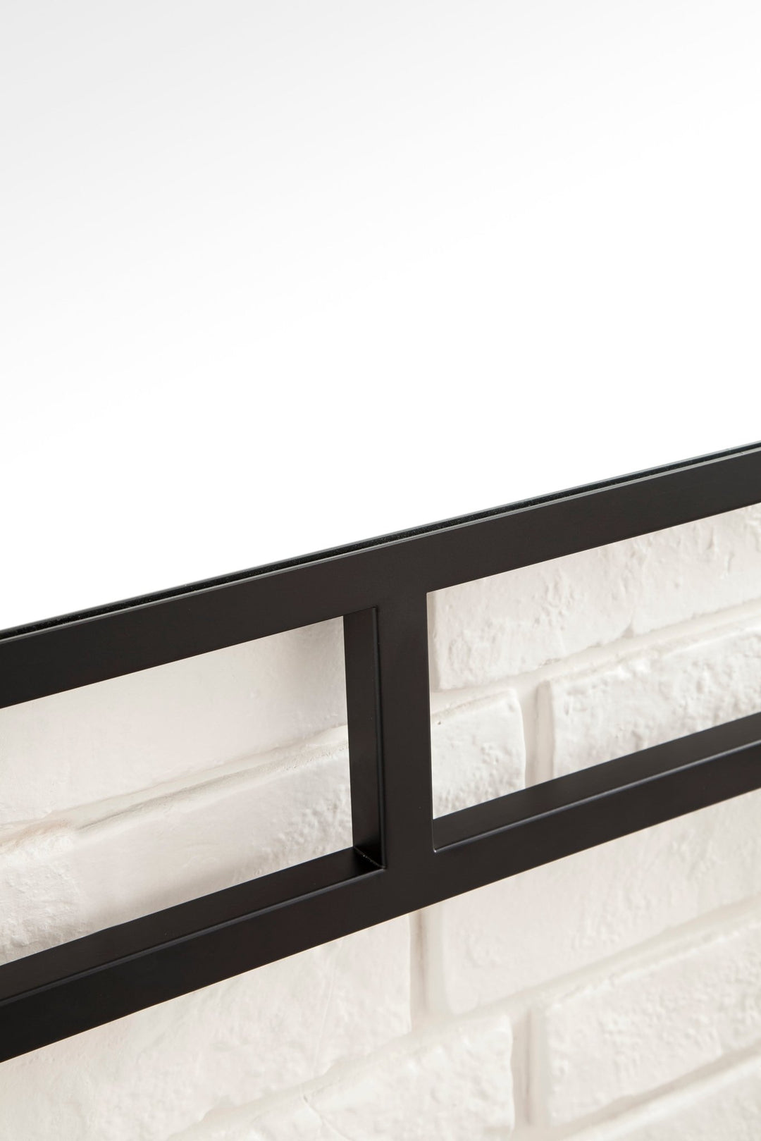 Boston 30" Rectangular Mirror, Matte Black