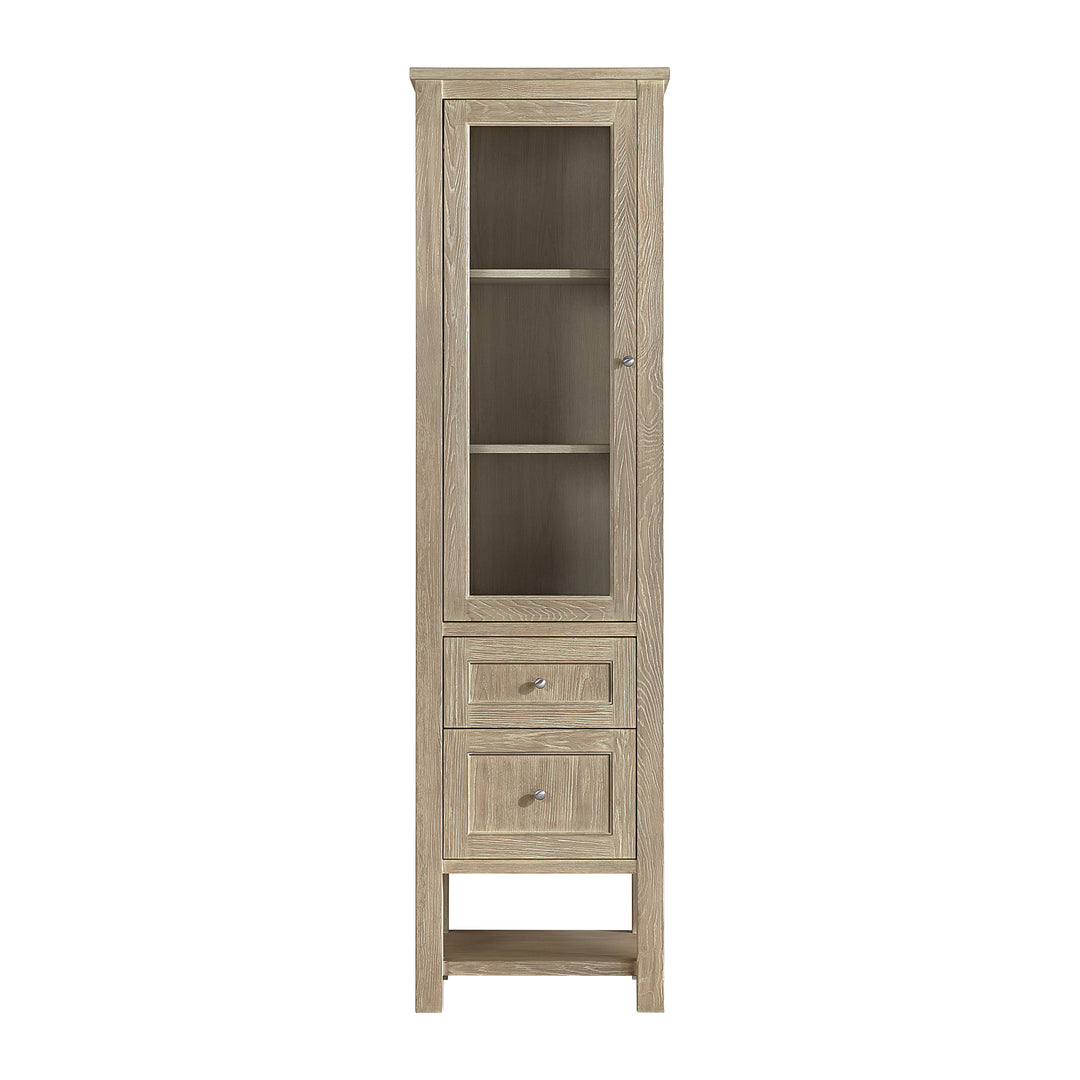 Breckenridge Linen Cabinet, Whitewashed Oak