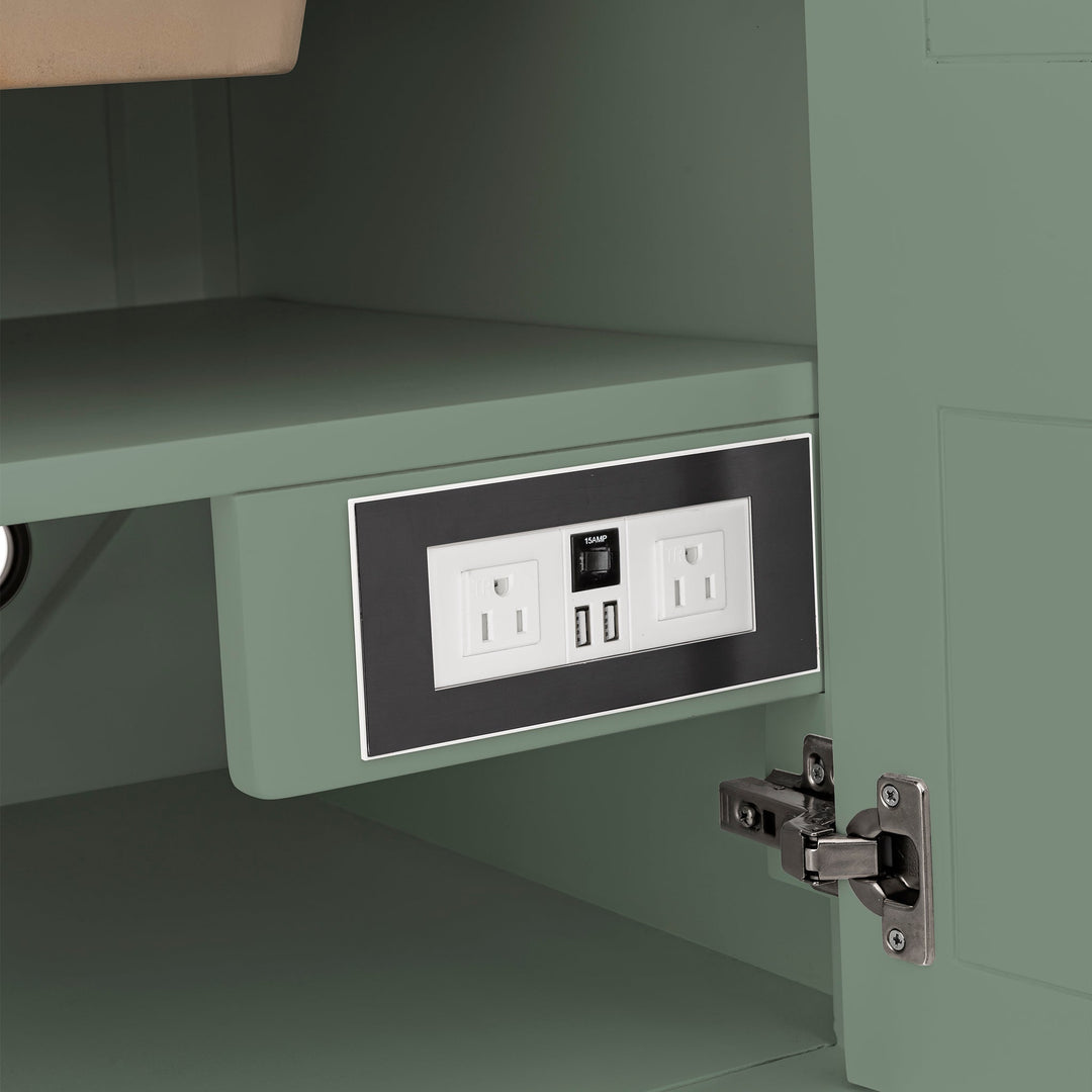 Breckenridge 30" Single Vanity Cabinet, Smokey Celadon