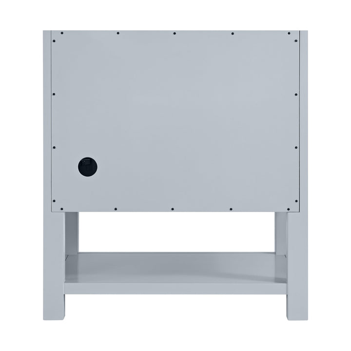 Breckenridge 30" Single Vanity, Serenity Blue, w/ 3 CM Arctic Fall Solid Surface Top