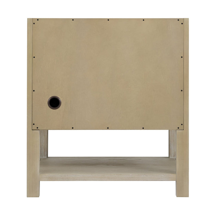 Breckenridge 30" Single Vanity, Whitewashed Oak w/ 3 CM Charcoal Soapstone Silestone Top