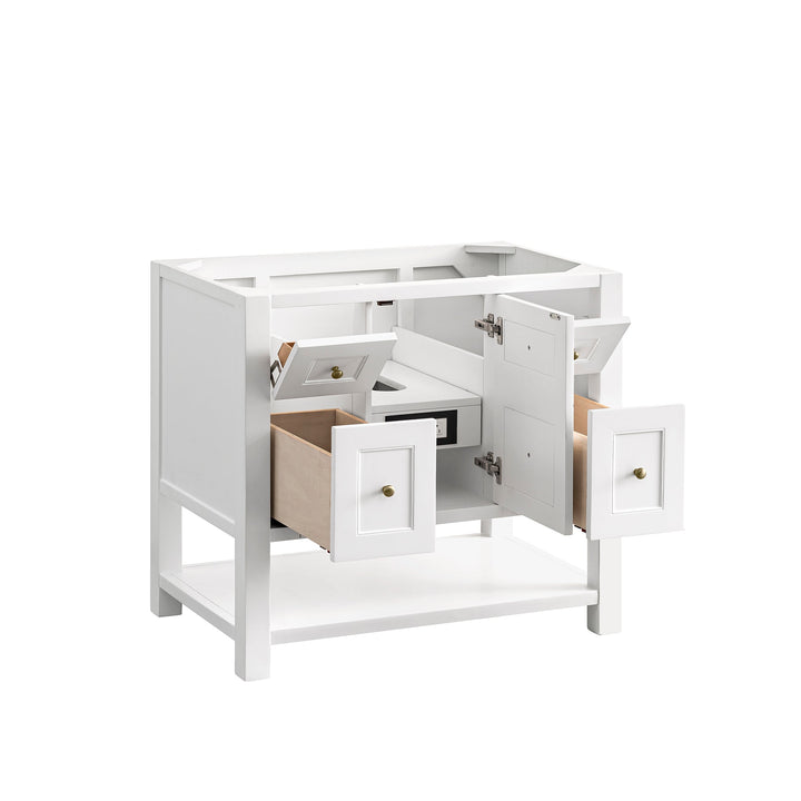 Breckenridge 36" Single Vanity Cabinet, Bright White
