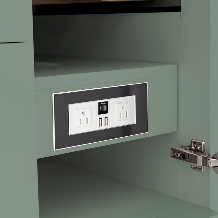 Breckenridge 36" Single Vanity Cabinet, Smokey Celadon