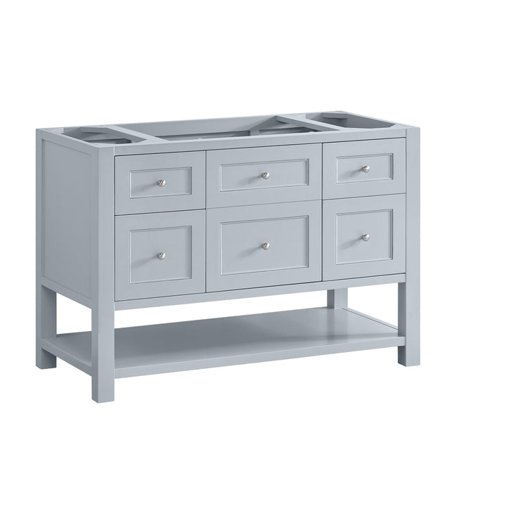Breckenridge 48" Single Vanity, Serenity Blue, w/ 3 CM Arctic Fall Solid Surface Top