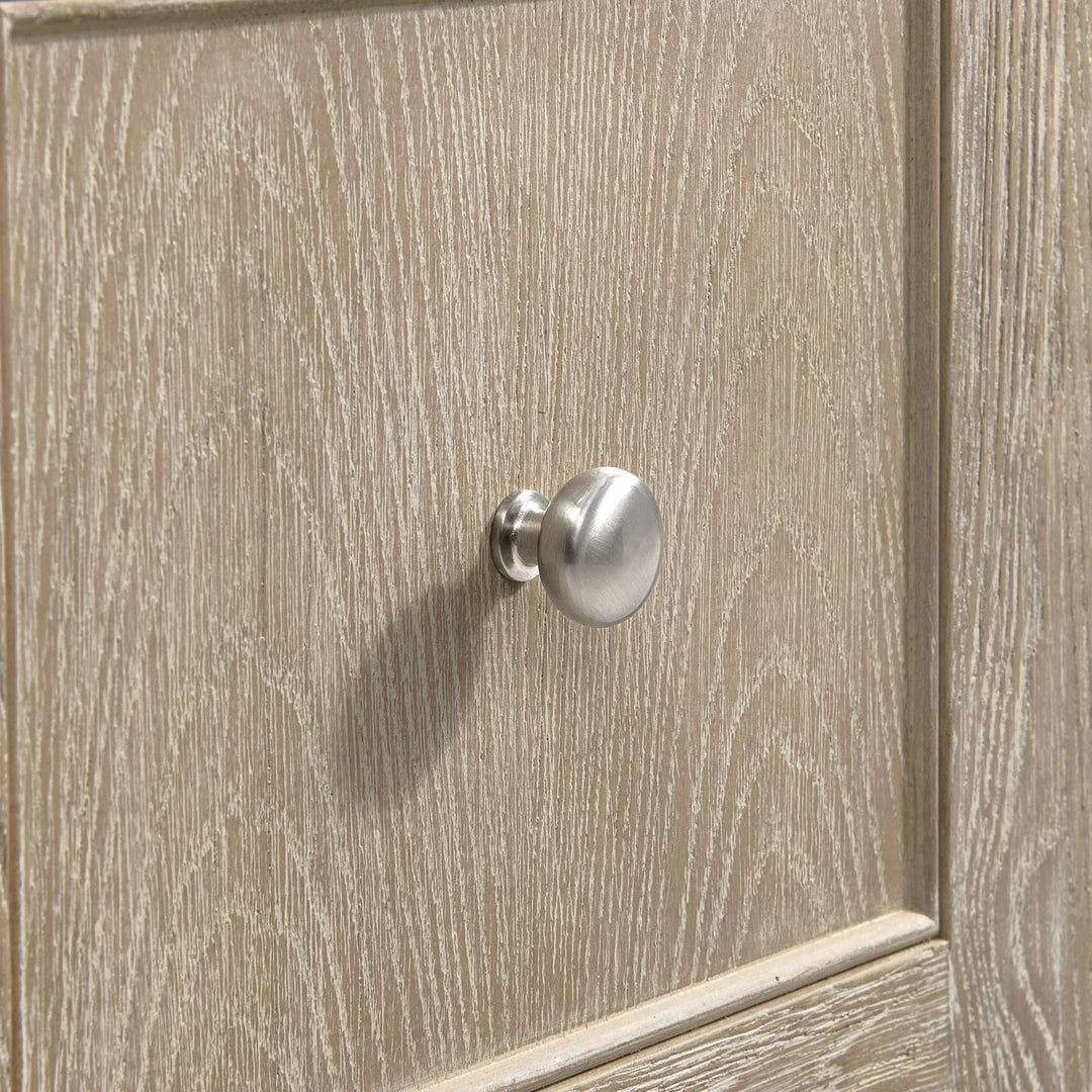 Breckenridge 48" Single Vanity, Whitewashed Oak w/ 3 CM Ethereal Noctis Silestone Top w/FreePower Wireless Charger