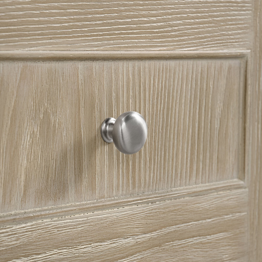 Breckenridge 60" Double Vanity, Whitewashed Oak, w/ 3 CM Arctic Fall Solid Surface Top