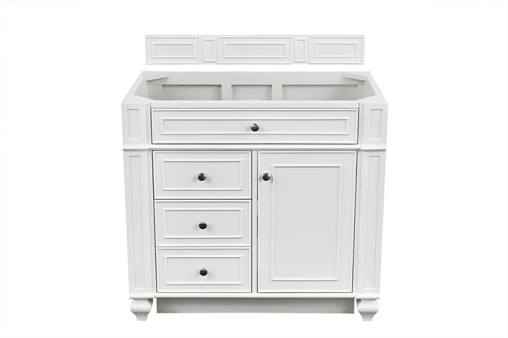 Bristol 36" Single Vanity Cabinet, Bright White