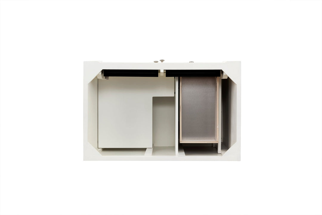 Bristol 36" Single Vanity Cabinet, Bright White