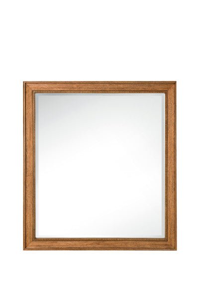 Bristol 44" Rectangular Mirror, Saddle Brown