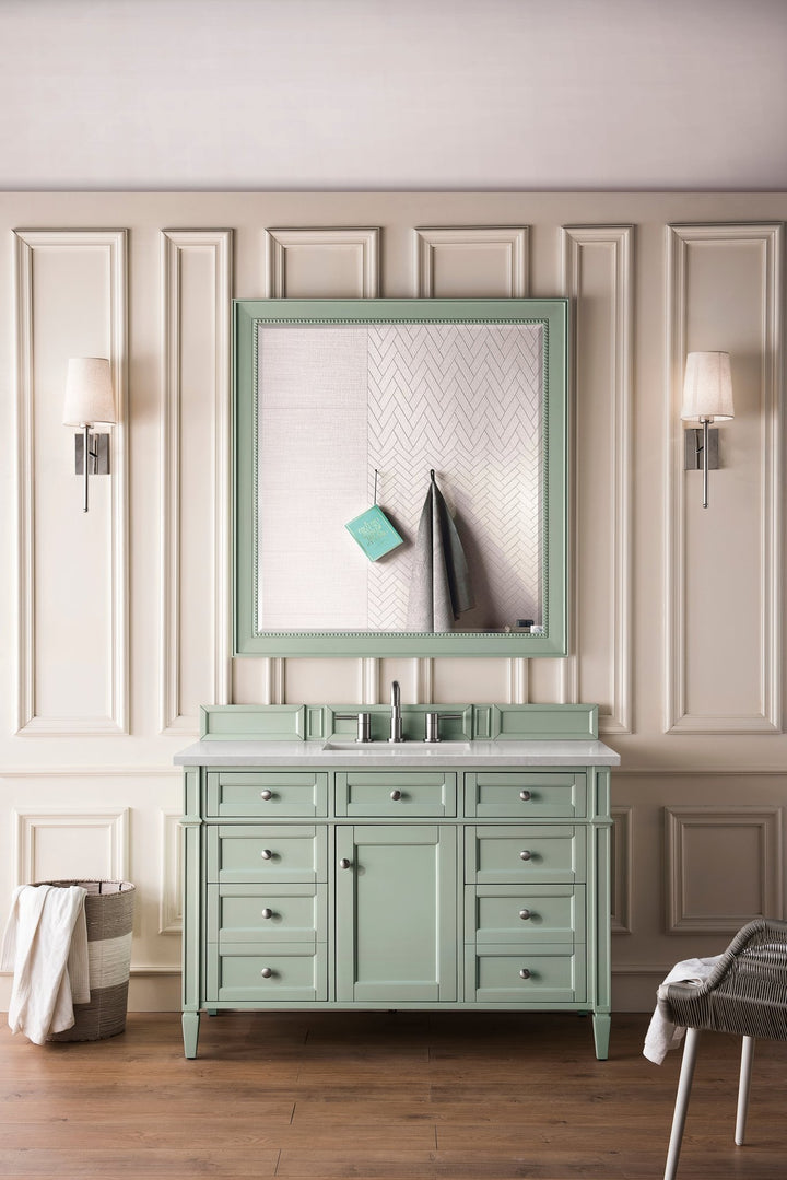 Bristol 44" Rectangular Mirror, Sage Green