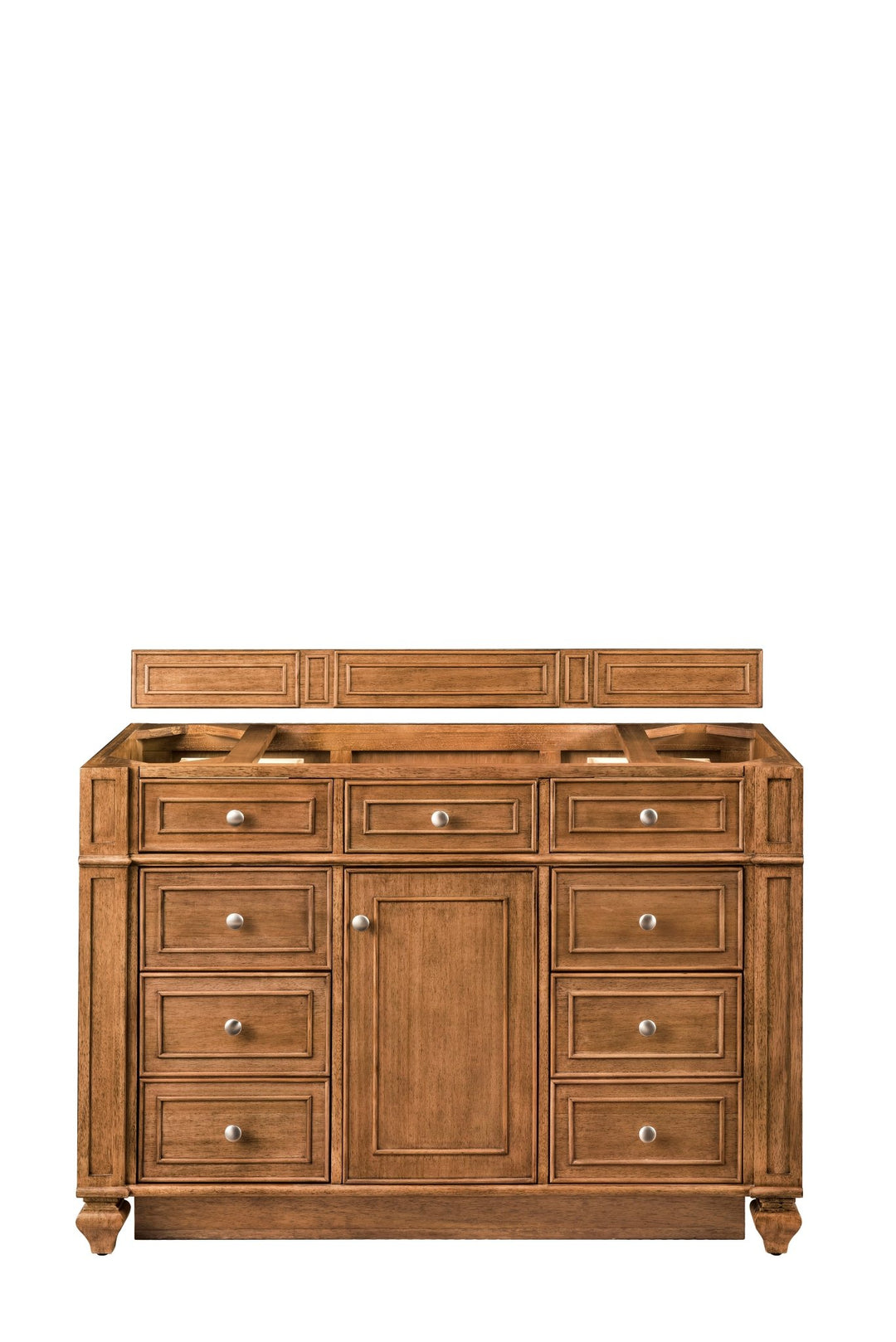 Bristol 48" Single Vanity Cabinet, Saddle Brown