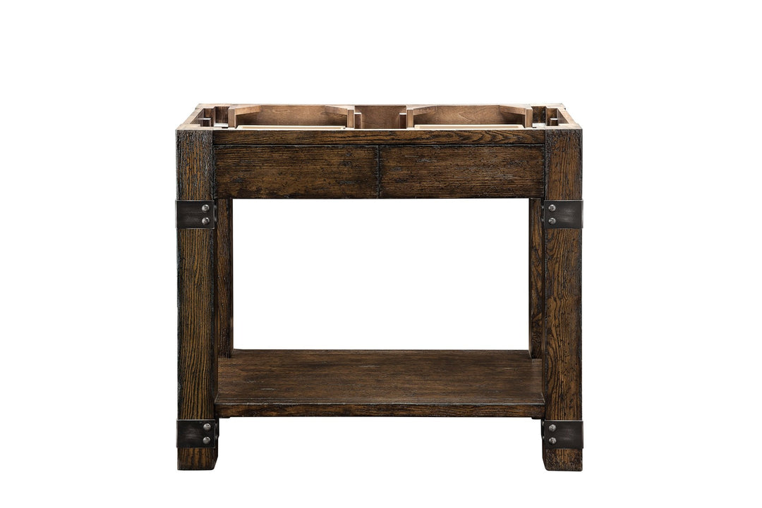 Brooklyn 39.5" Single Console, Rustic Ash