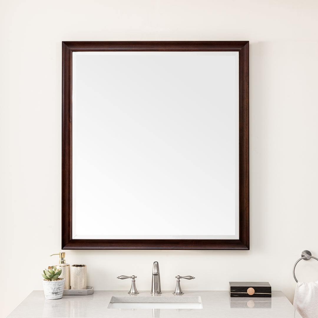 Glenbrooke 36" Mirror, Burnished Mahogany