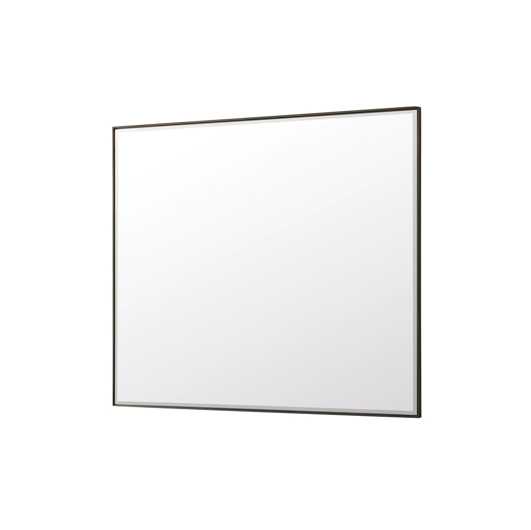 Rohe 48" Rectangular Mirror, Matte Black