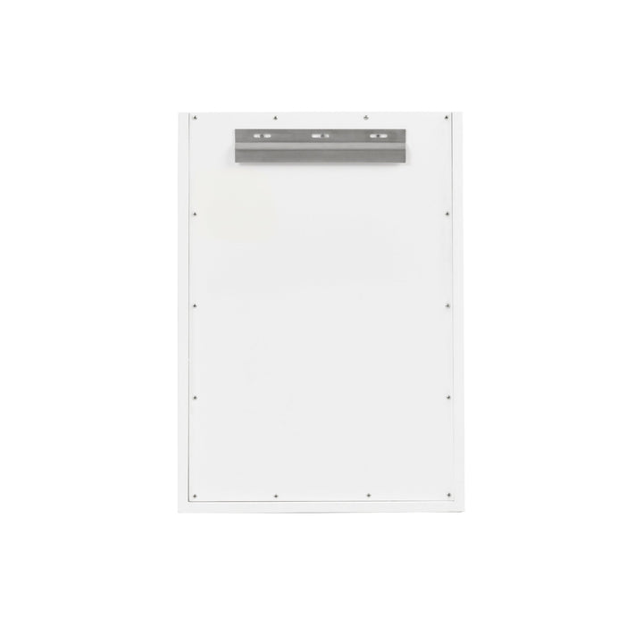 Chianti 20" Single Cabinet, Glossy White, Champagne Brass