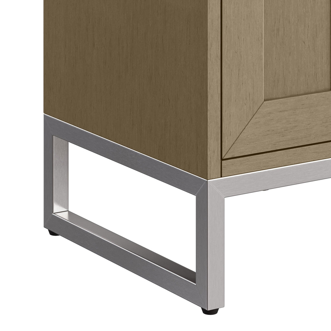 Chianti 20" Single Cabinet, Walnut Whisper, Brushed Nickel