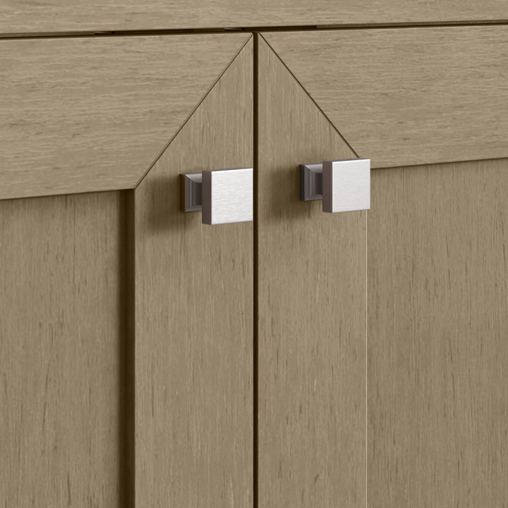Chianti 20" Single Cabinet, Walnut Whisper, Brushed Nickel