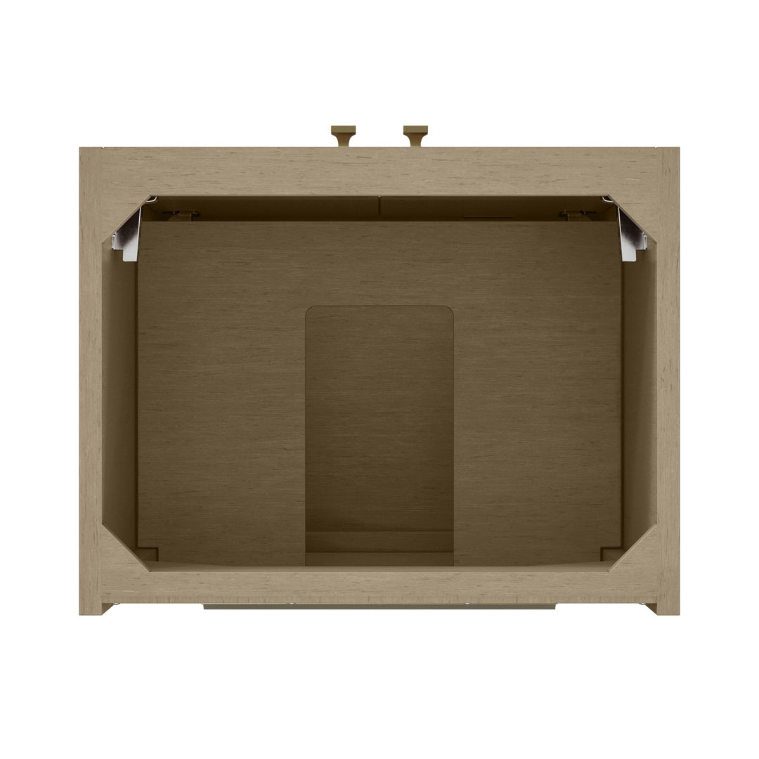 Chianti 20" Single Cabinet, Walnut Whisper, Champagne Brass