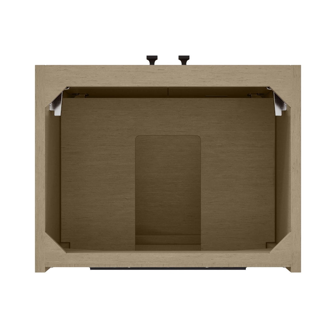 Chianti 20" Single Cabinet, Walnut Whisper, Matte Black