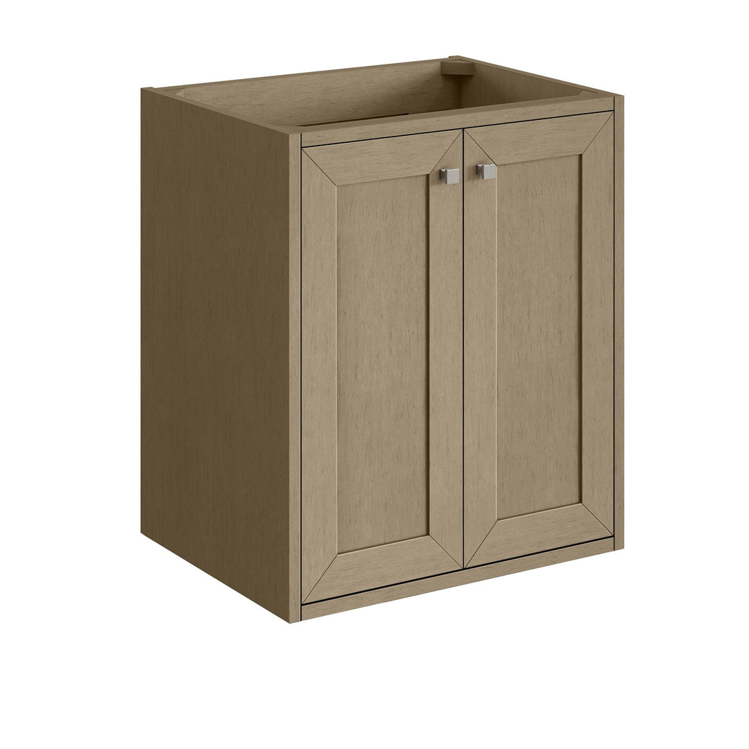Chianti 24" Single Cabinet, Walnut Whisper, Brushed Nickel