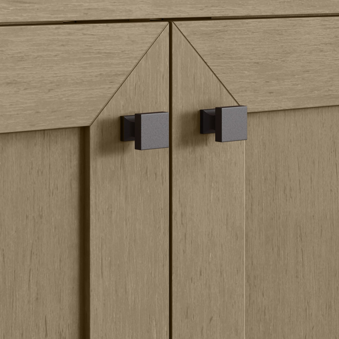 Chianti 24" Single Cabinet, Walnut Whisper, Matte Black
