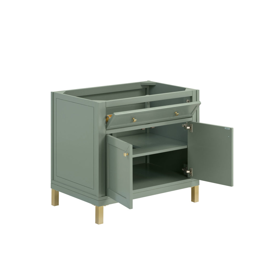 Chicago 36" Single Vanity, Smokey Celadon